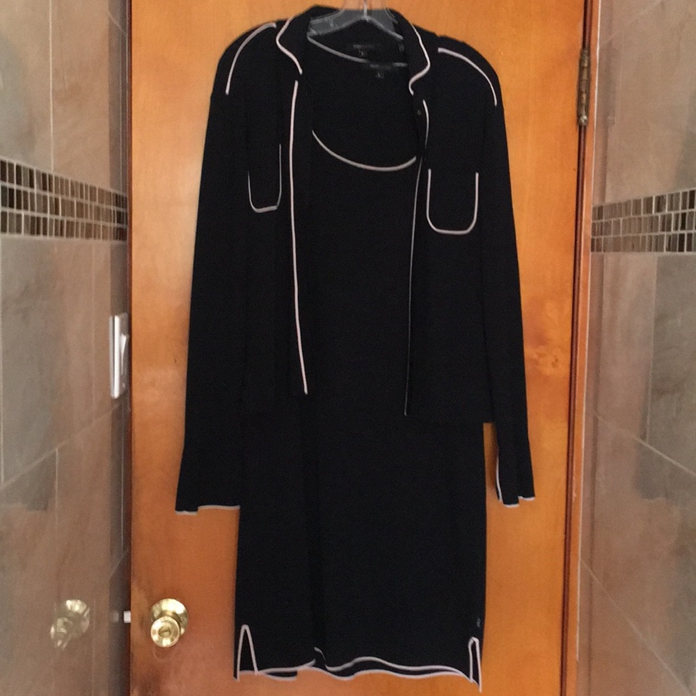 Two piece BCBG outfit. Jacket and dress - large